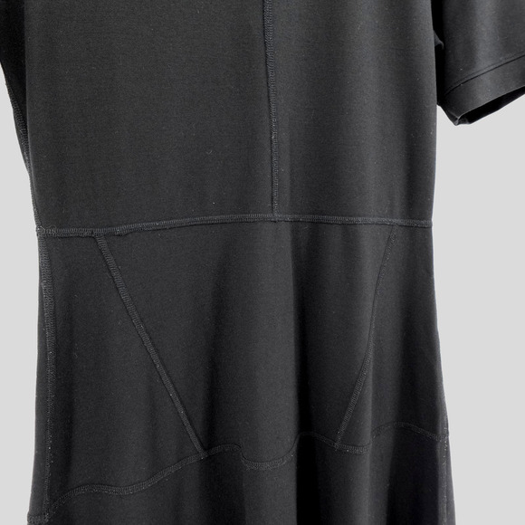 Athleta Dress Womens Small Black Ponte Fit and Flare En Route Career Office - Picture 7 of 16